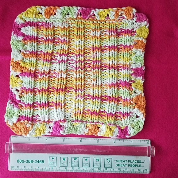 100 percent cotton handmade washcloths each at 10. - Picture 4 of 8